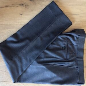 Brooks Brothers 1818 Milano Mens Dress Pant - Size 33 - Dark Gray - 100% Wool